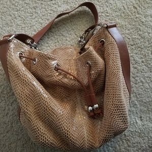 Brown/ Tan Sorial Purse